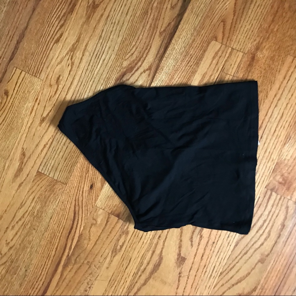 Black One Shoulder Tank NWT